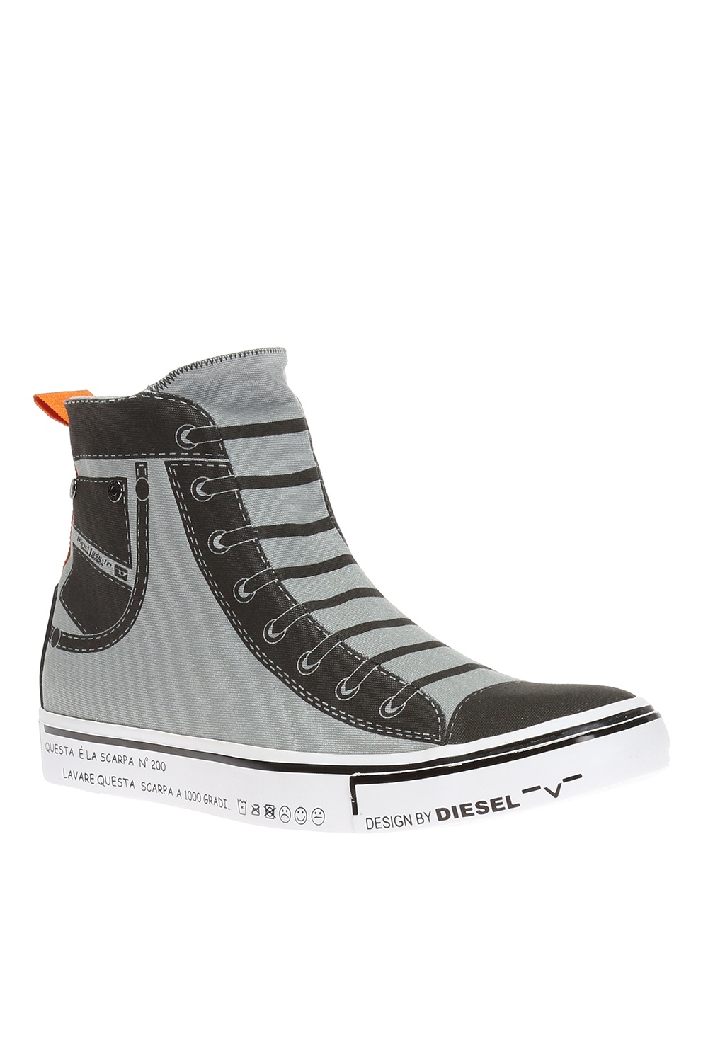 Grey 'S-Imaginee' high-top sneakers Diesel - Vitkac GB